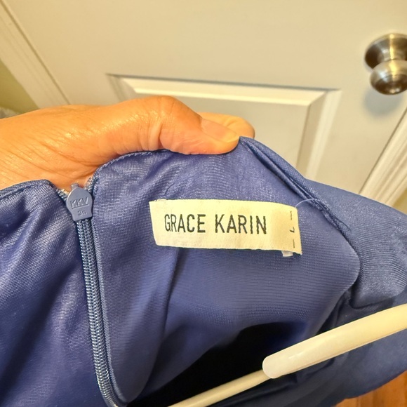 10 Items for $20: Grace Karin Classic Navy Midi Dress - Picture 3 of 4